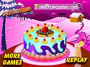 Флеш игра онлайн День рождения торт Декор 2